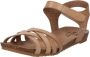 Mustang Taupe Sandaal met Klittenbandsluiting Beige Dames - Thumbnail 5