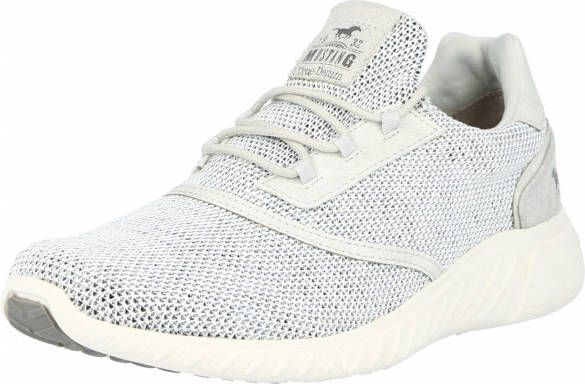 Mustang Dames Sneakers Licht Grijs - Schoenen.nl