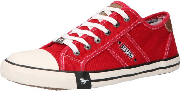Mustang Shoes Sneakers met mustang merkembleem vrijetijdsschoen lage schoen veterschoen - Foto 3