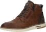 Mustang Shoes Winterlaarzen veterschoenen casual enkellaars met geruite inzet aan de schacht - Thumbnail 2