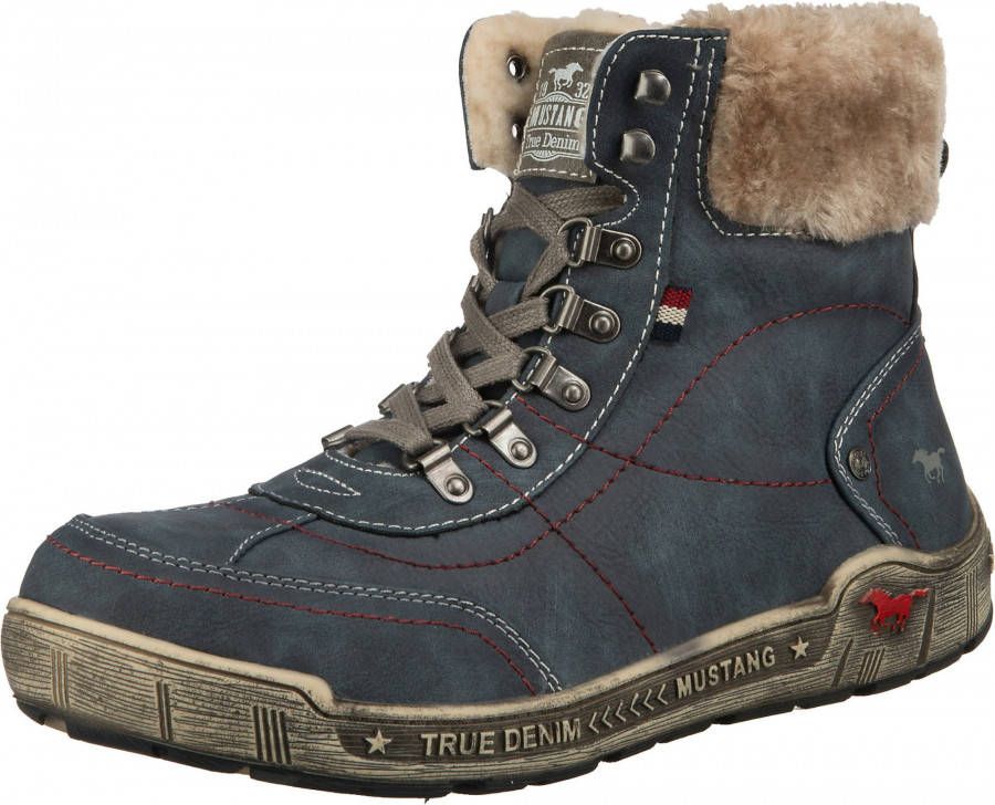 Mustang Shoes Winterlaarzen met faux-bont kraag in breedte g = breed - Foto 2