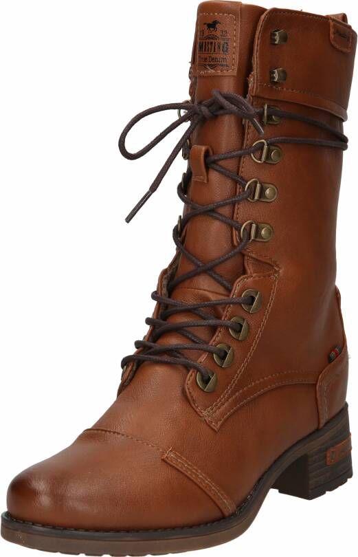 Mustang Shoes Veterlaarzen met praktische rits aan de binnenkant - Foto 2