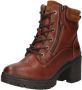 Mustang Veterschoenen Hak Veterschoenen Hak cognac - Thumbnail 3