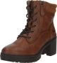 Mustang Shoes Laarsjes veterschoenen blokhak trachtenenkellaars met ritssluiting - Thumbnail 3