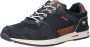 Mustang Heren Sneaker Navy BLAUW - Thumbnail 2