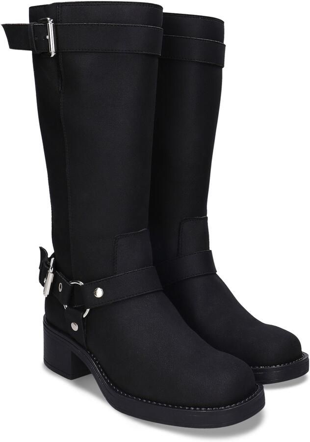 Nae Vegan Shoes Laarzen Vegan Motorlaarzen voor Dames Ruby Zwart - Foto 2