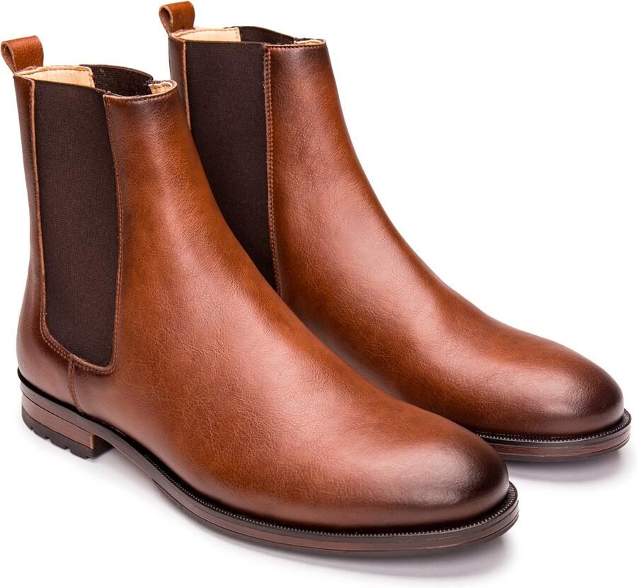Nae Vegan Shoes Chelsea boots 'BASTI B' bruin - Foto 3
