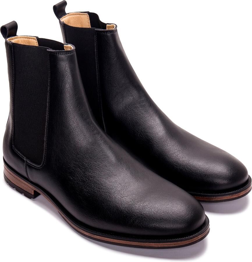 Nae Vegan Shoes Chelsea boots 'Basti' zwart - Foto 3