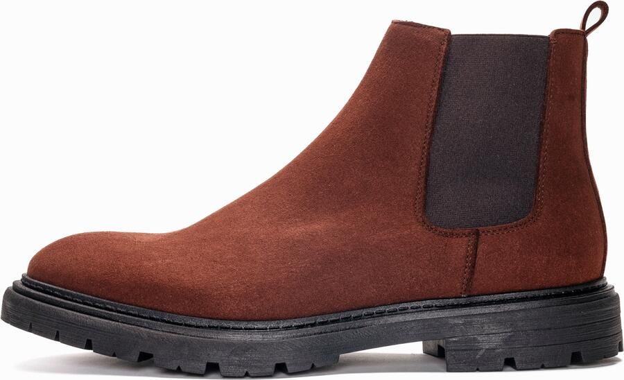 Nae Vegan Shoes Chelsea boots 'Faber' roestbruin