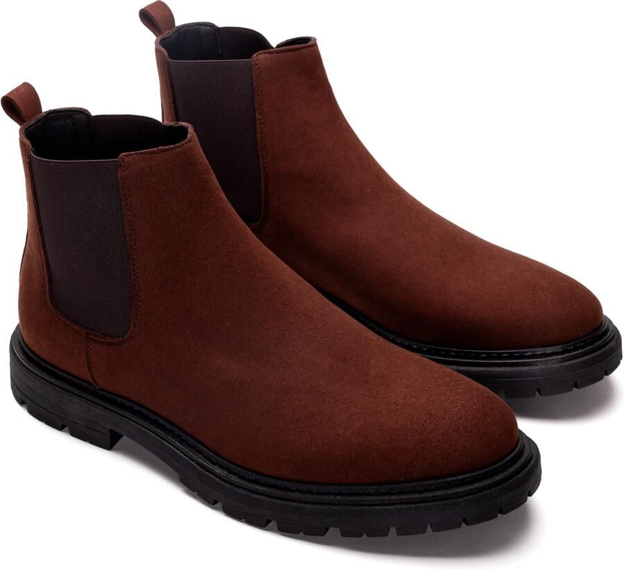 Nae Vegan Shoes Chelsea boots 'Faber' roestbruin - Foto 2