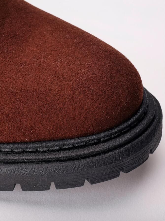 Nae Vegan Shoes Chelsea boots 'Faber' roestbruin - Foto 3