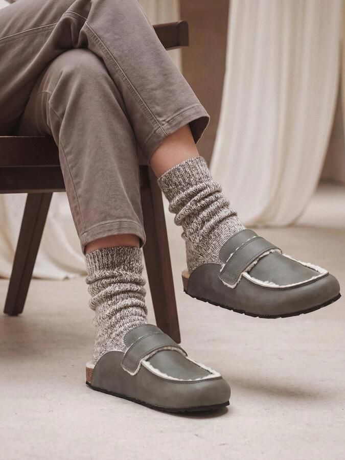Nae Vegan Shoes Clogs 'KOOD' groen - Foto 3