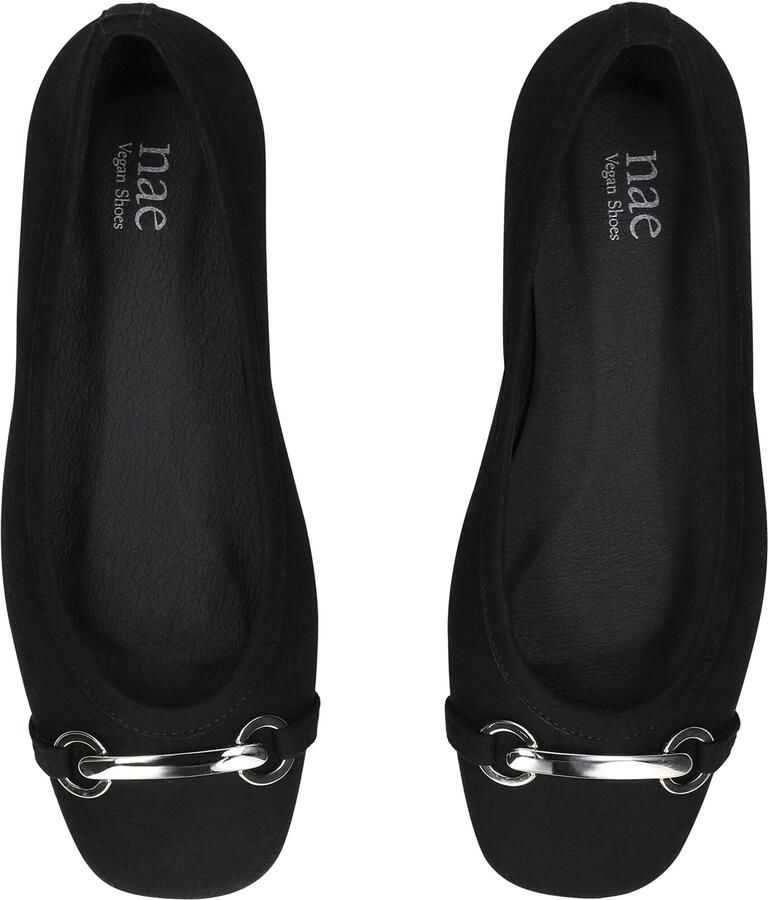 Nae Vegan Shoes Ballerina's Vegan Ballerina's voor Dames Claire Zwart - Foto 3