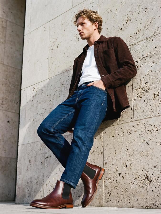 Nae Vegan Shoes Laarzen Vegan Chelsea Boots voor Heren Duncan Bruin - Foto 4
