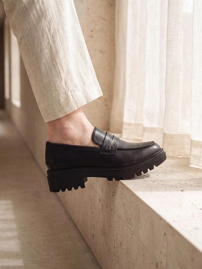 Nae Vegan Shoes Nette schoenen Vegan Loafers voor Dames Brenda Zwart - Foto 5