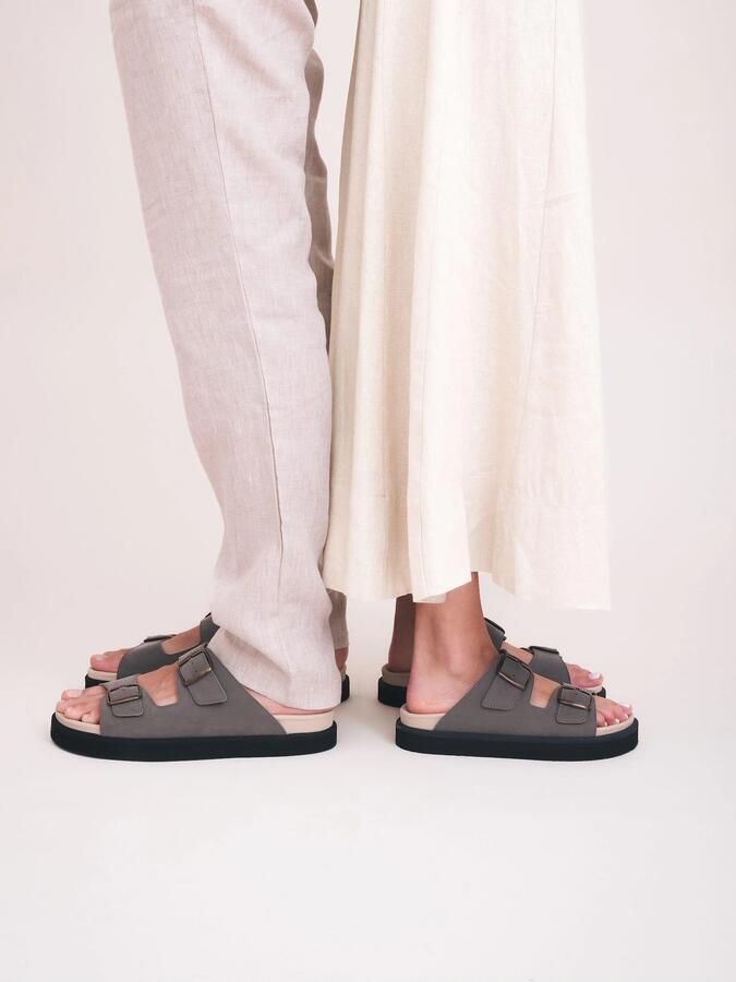 Nae Vegan Shoes Sandaal 'DARKU' groen - Foto 3