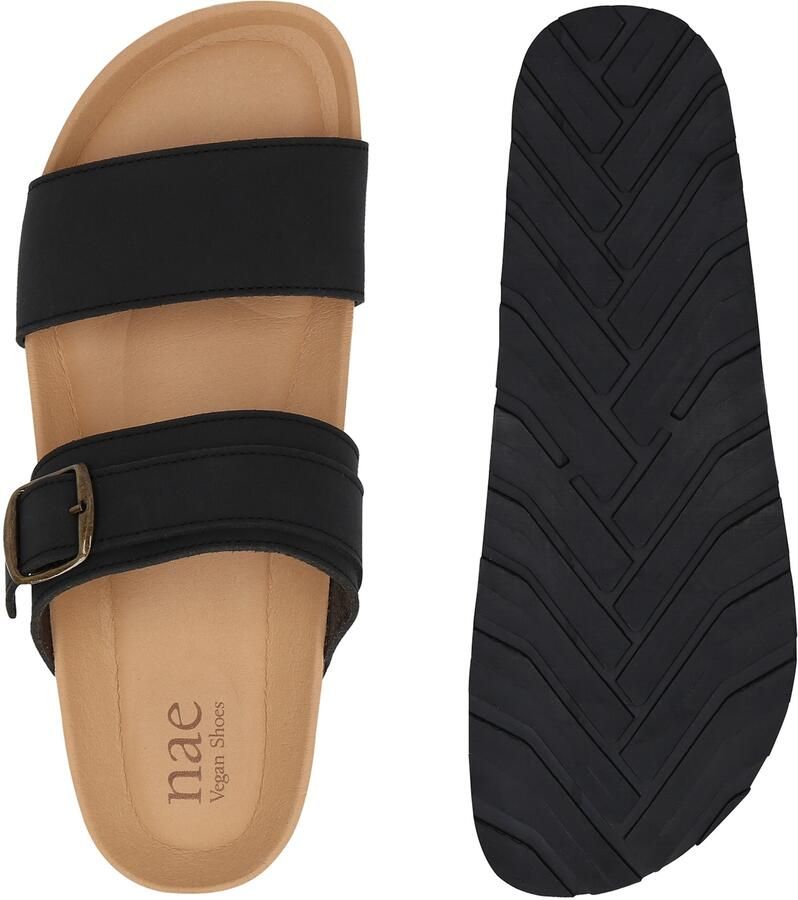 Nae Vegan Shoes Sandalen Vegan Sandalen met Zool van Gerecyclede Autobanden Rawa Zwart - Foto 3