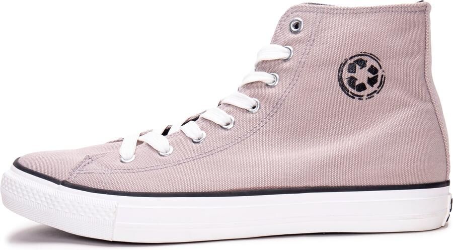 Nae Vegan Shoes Sneakers hoog 'Redo' grijs