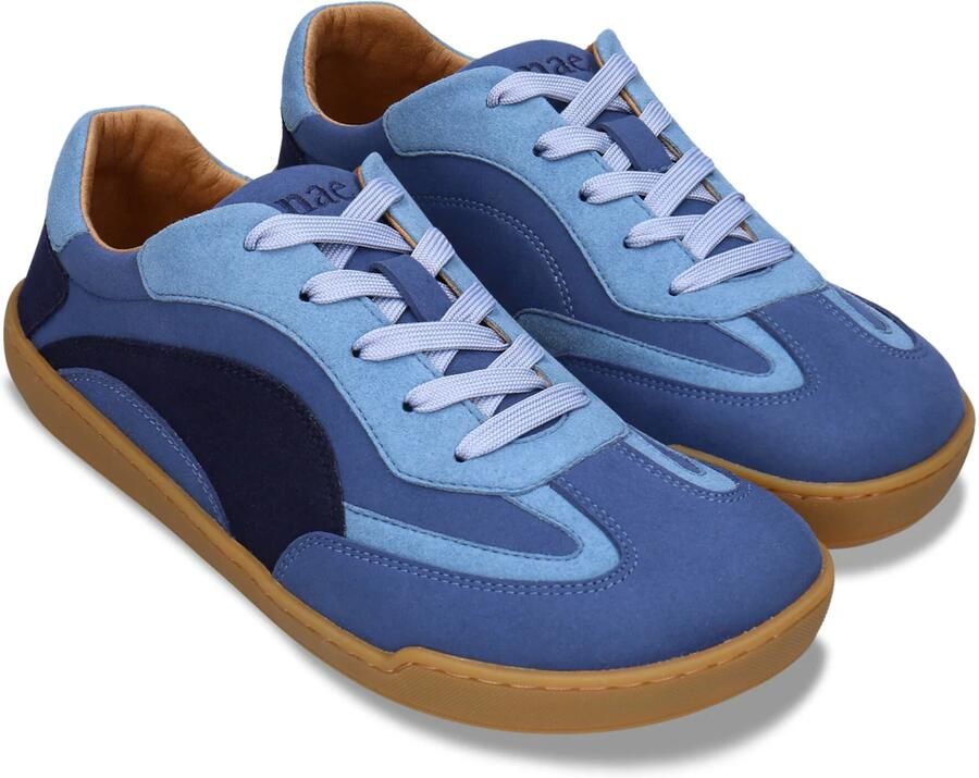 Nae Vegan Shoes Lage Sneakers Vegan Barefoot Sneakers Aya Blauw - Foto 2
