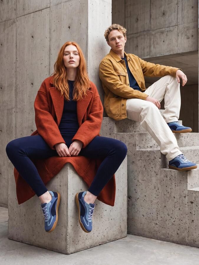 Nae Vegan Shoes Lage Sneakers Vegan Barefoot Sneakers Aya Blauw - Foto 6