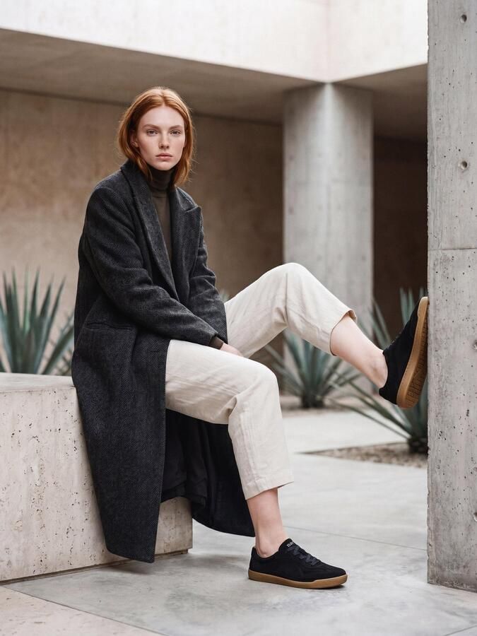 Nae Vegan Shoes Lage Sneakers Vegan Barefoot Sneakers Aya Zwart - Foto 6