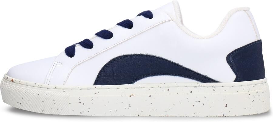 NAE Vegan Shoes Berlin Sneakers Schoenen Wit-Blauw - Foto 5