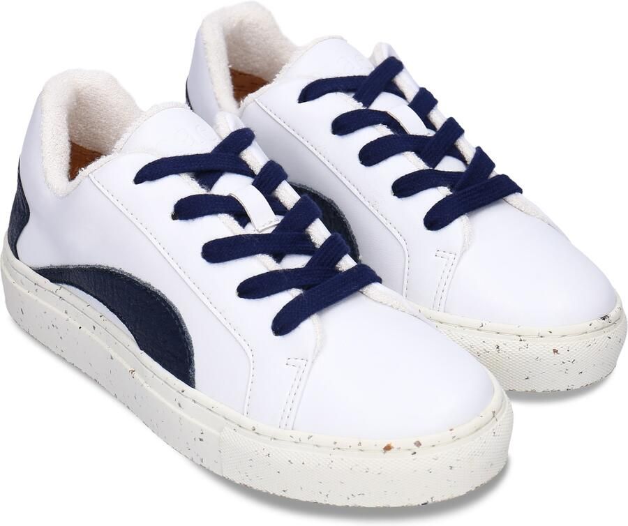 NAE Vegan Shoes Berlin Sneakers Schoenen Wit-Blauw - Foto 2
