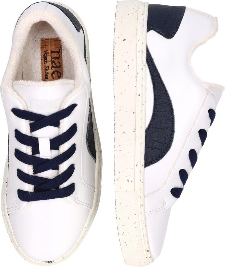 NAE Vegan Shoes Berlin Sneakers Schoenen Wit-Blauw - Foto 3
