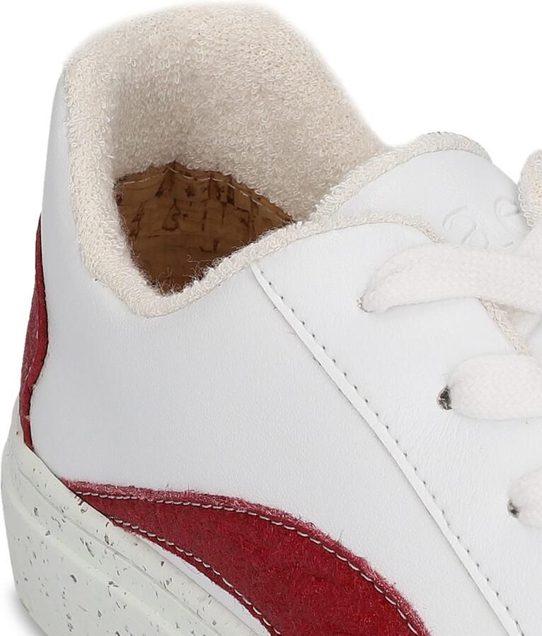 Nae Vegan Shoes Sneakers laag 'Berlin' rood wit - Foto 3
