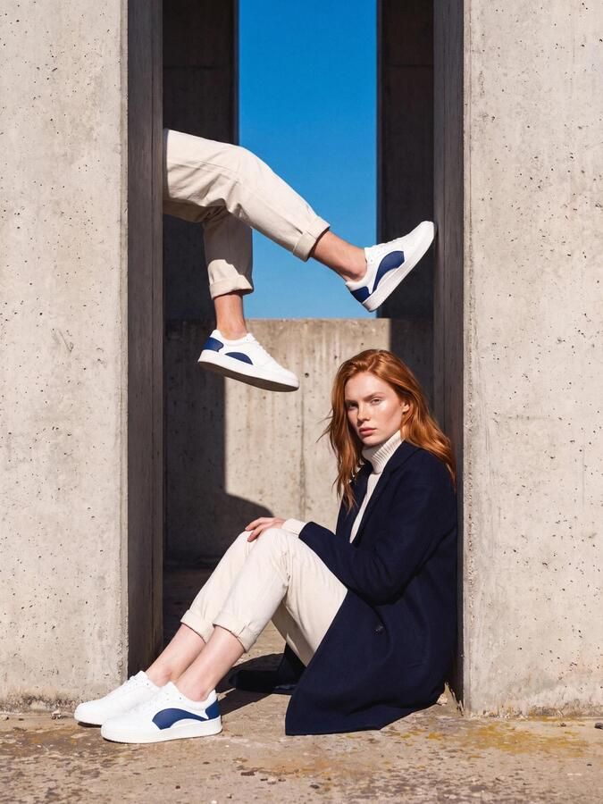 Nae Vegan Shoes Sneakers Vegan Sneakers Doka Blauw - Foto 4