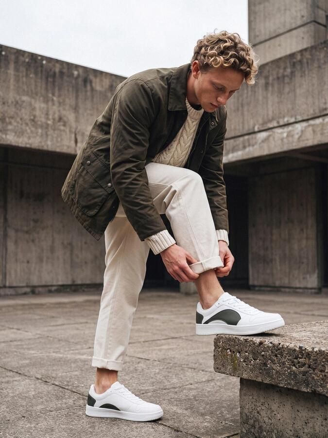 Nae Vegan Shoes Sneakers Vegan Sneakers Doka Groen - Foto 4
