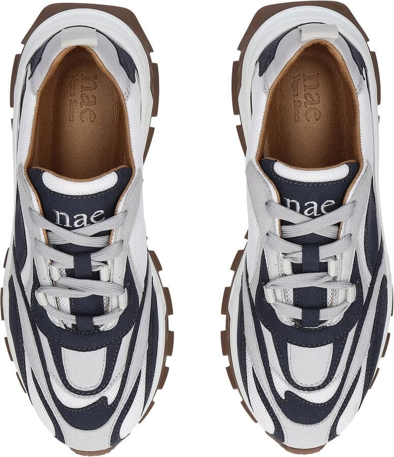 Nae Vegan Shoes Lage Sneakers Vegan Chunky Sneakers Hanoi Blauw - Foto 3