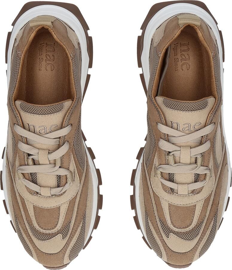 Nae Vegan Shoes Sneakers laag 'Hanoi' bruin ombergrijs lichtbruin - Foto 2