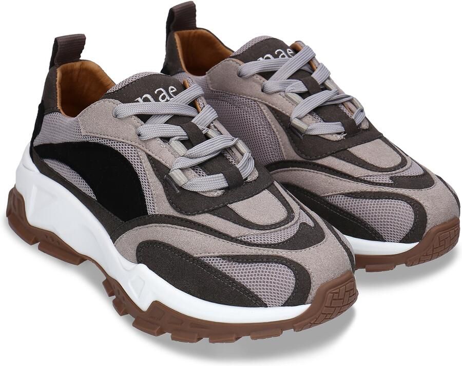 Nae Vegan Shoes Lage Sneakers Vegan Chunky Sneakers Hanoi Grijs - Foto 2