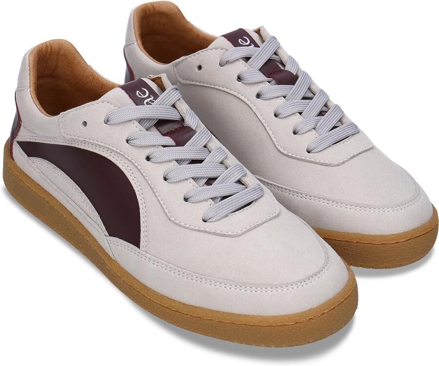 Nae Vegan Shoes Sneakers laag 'Sidney' taupe wijnrood - Foto 2