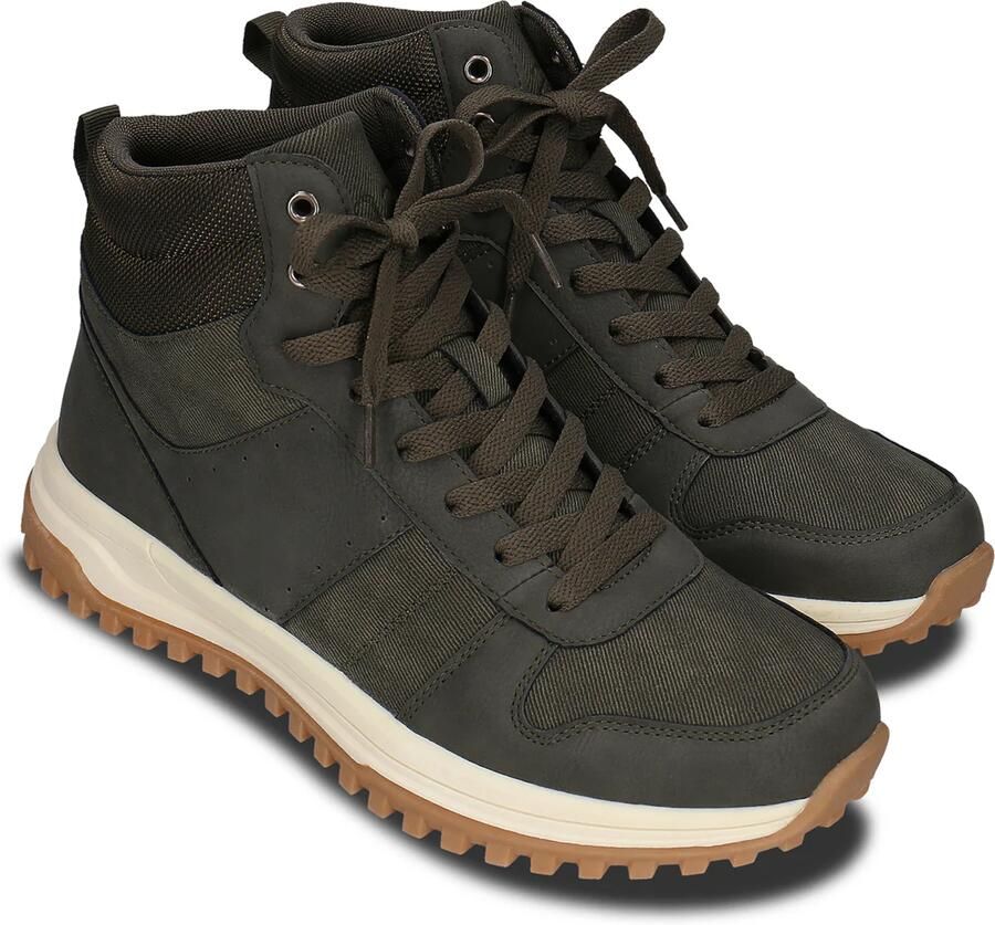 Nae Vegan Shoes Veterlaarzen 'EBAN Green' groen - Foto 2