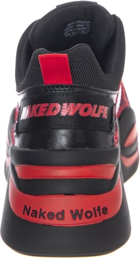 NAKED WOLFE Sneakers laag 'Track Sneakers' rood zwart - Foto 4
