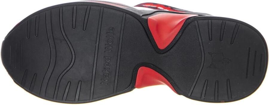 NAKED WOLFE Sneakers laag 'Track Sneakers' rood zwart - Foto 6