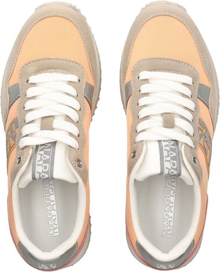 NAPAPIJRI Sneakers laag 'Astra' donkerbeige lichtoranje donkerroze zilver - Foto 2