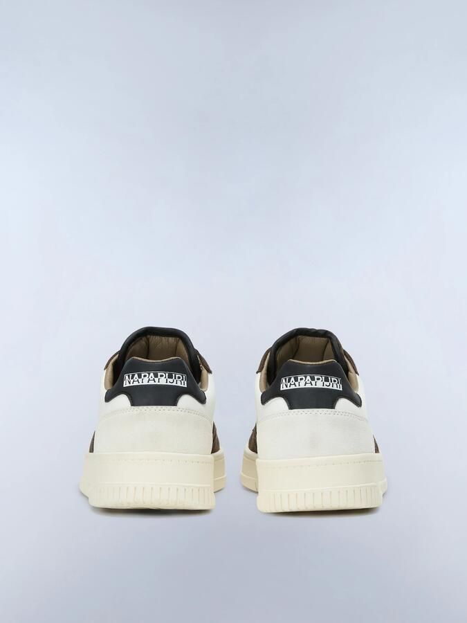 NAPAPIJRI Sneakers laag chocoladebruin lichtgrijs wit - Foto 3