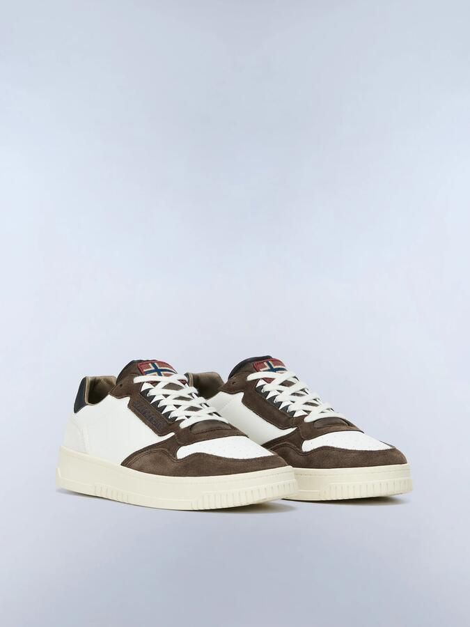 NAPAPIJRI Sneakers laag chocoladebruin lichtgrijs wit - Foto 6