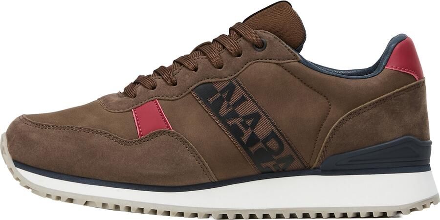 NAPAPIJRI Sneakers laag 'COSMOS' navy bruin kersrood zwart