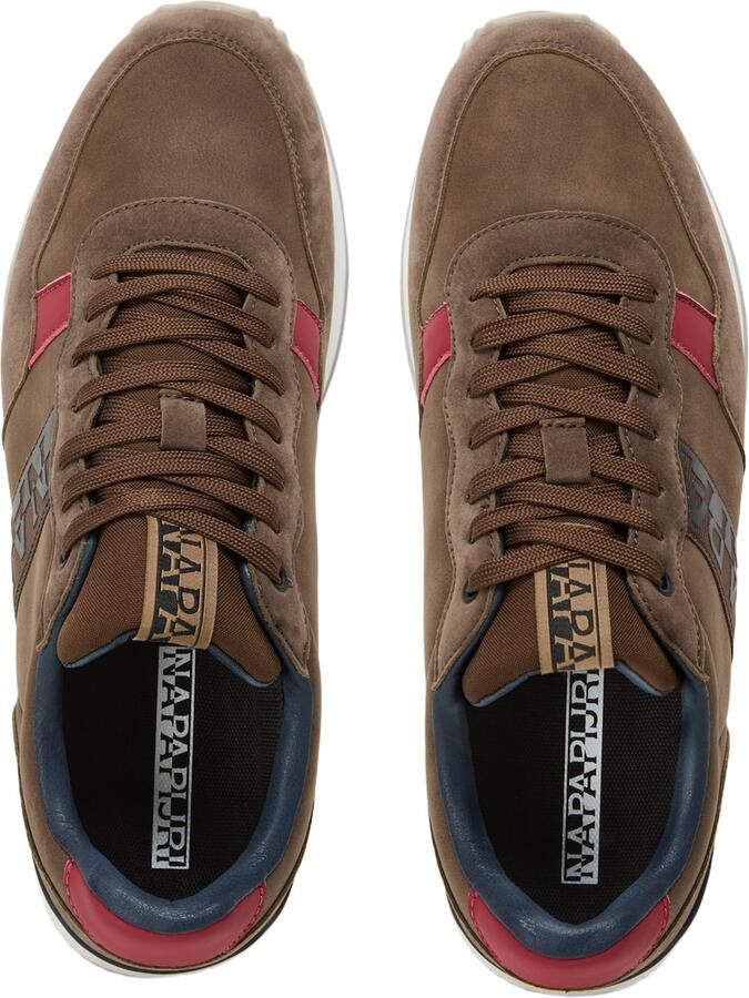 NAPAPIJRI Sneakers laag 'COSMOS' navy bruin kersrood zwart - Foto 2