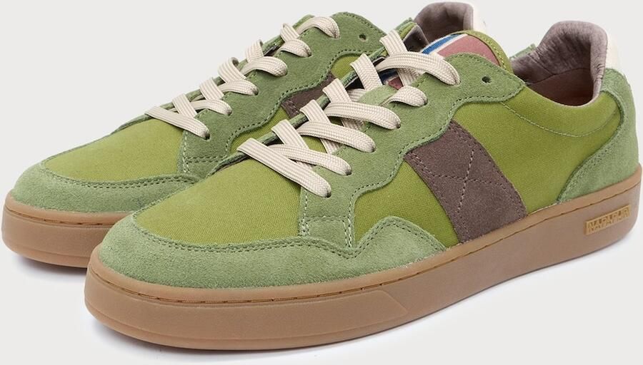NAPAPIJRI Sneakers laag 'DIOMEDE' bruin groen kiwi offwhite - Foto 6