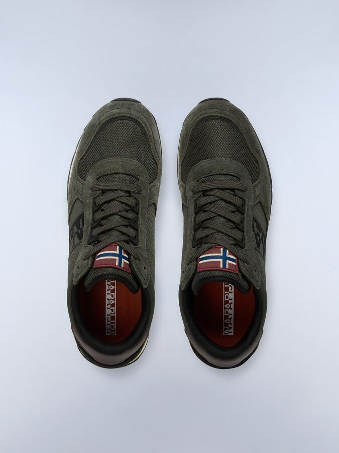 Napapijri Heren Valor Ripstop Sneakers Olive Night - Foto 5
