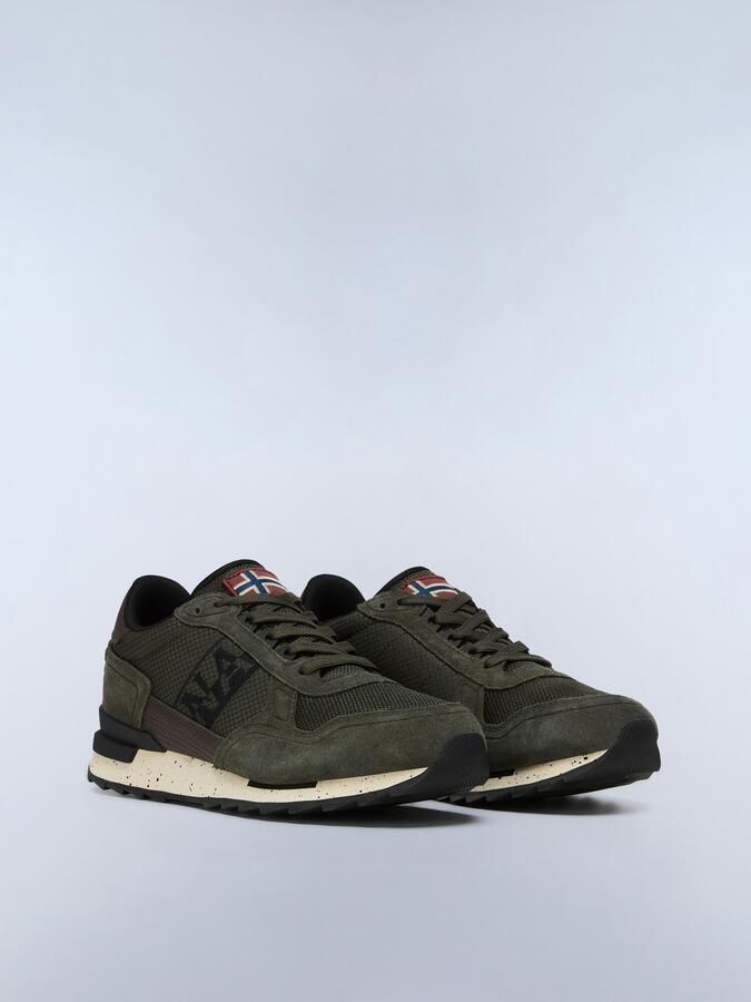 Napapijri Heren Valor Ripstop Sneakers Olive Night - Foto 3