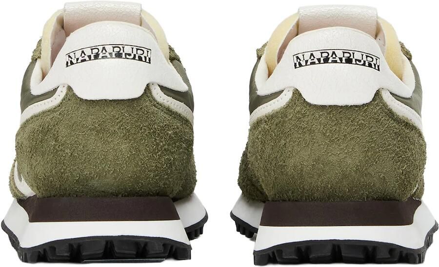 Napapijri Heren Element Suede Sneakers Suède Olive Night - Foto 10