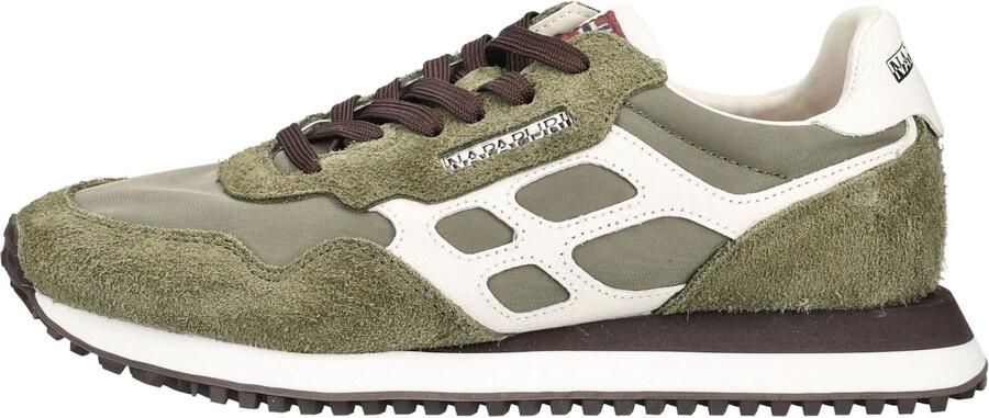Napapijri Heren Element Suede Sneakers Suède Olive Night - Foto 2