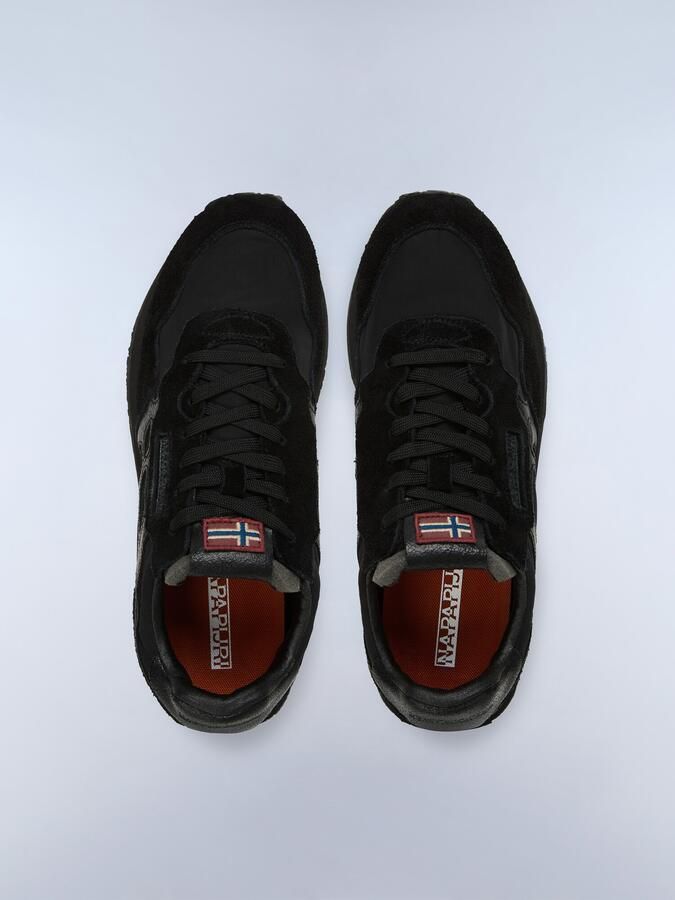 Napapijri Heren Element Suede Sneakers Suède Zwart - Foto 5