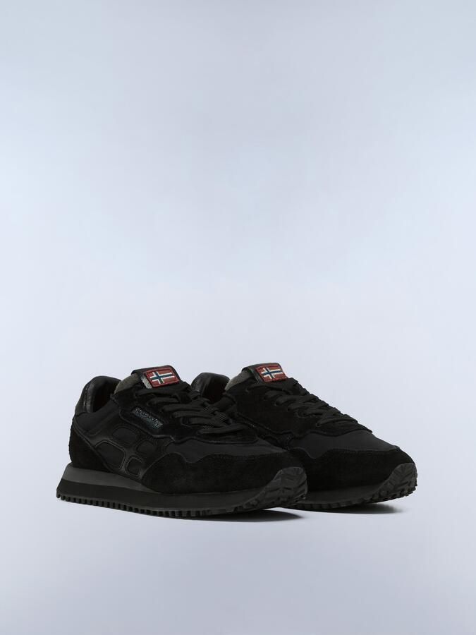Napapijri Heren Element Suede Sneakers Suède Zwart - Foto 3